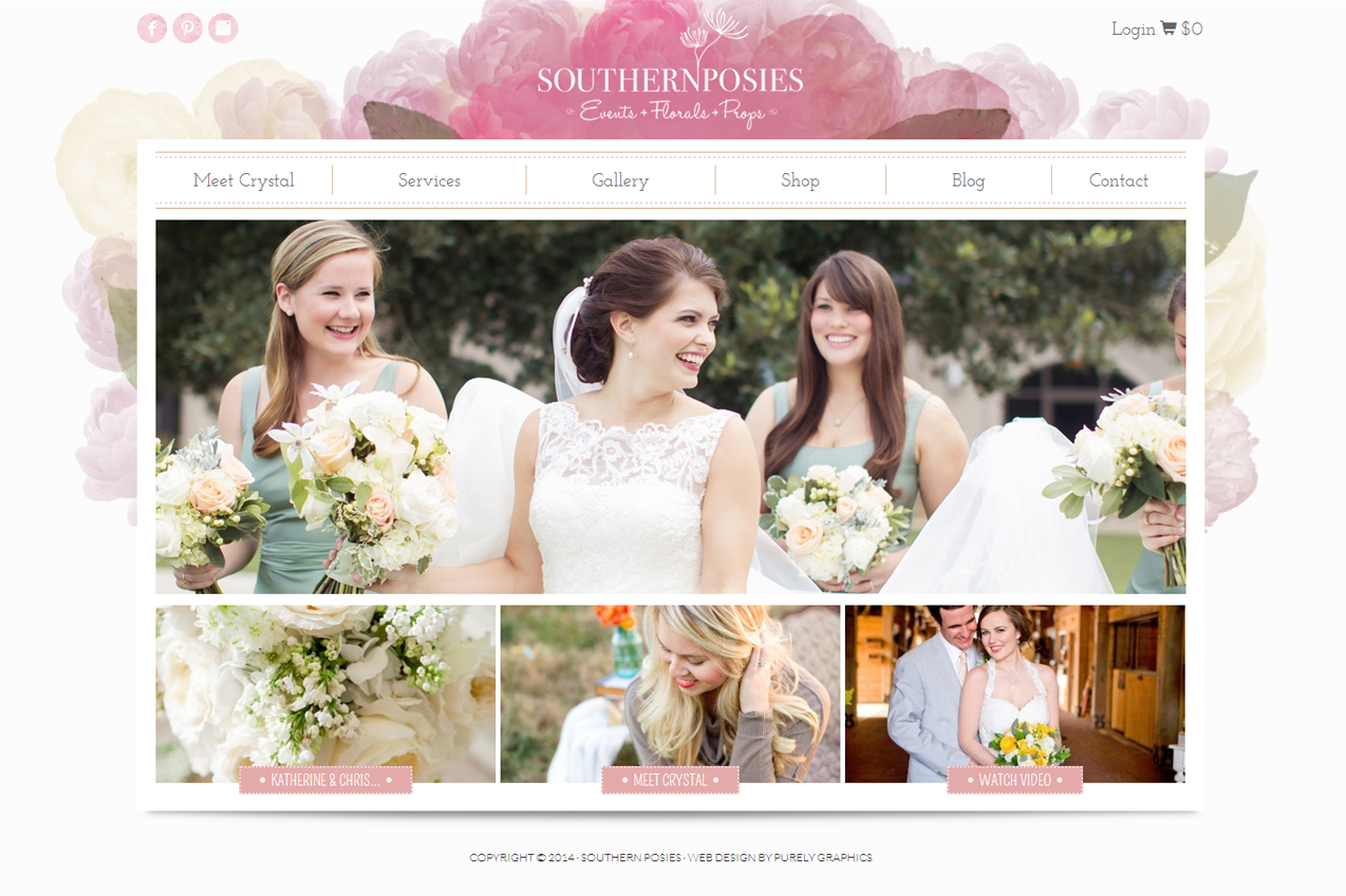 Web Design Southern Posies Montgomery Al Web Design Southern Posies